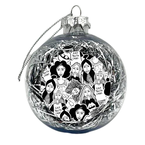 Girl Code - xmas bauble by Jaqueline Fryers