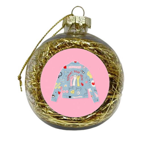 Girl Gang - xmas bauble by Alice Palazon