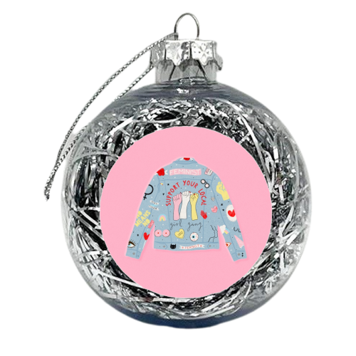 Girl Gang - xmas bauble by Alice Palazon