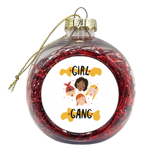 Girl gang - xmas bauble by Stonefoxes