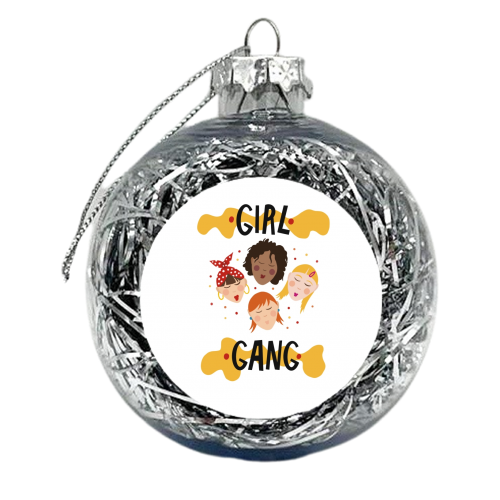 Girl gang - xmas bauble by Stonefoxes