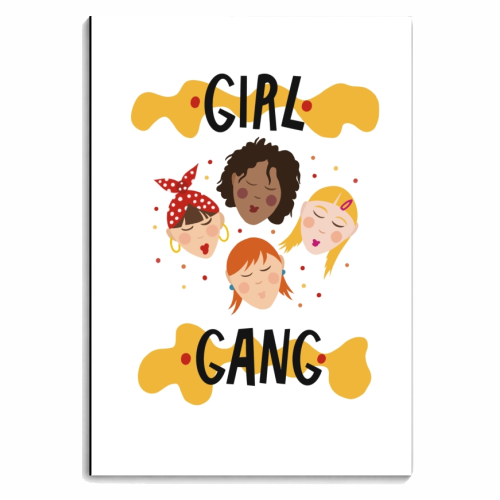 Girl gang - personalised A4, A5, A6 notebook by Stonefoxes