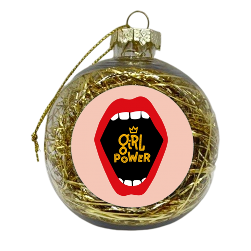 girl power - xmas bauble by muse inquietanti
