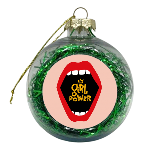 girl power - xmas bauble by muse inquietanti