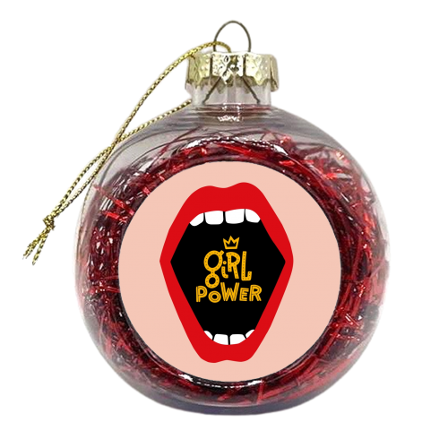 girl power - xmas bauble by muse inquietanti