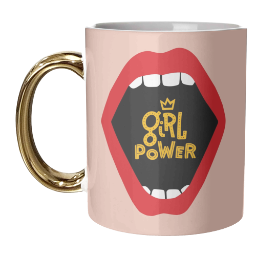 girl power - unique mug by muse inquietanti