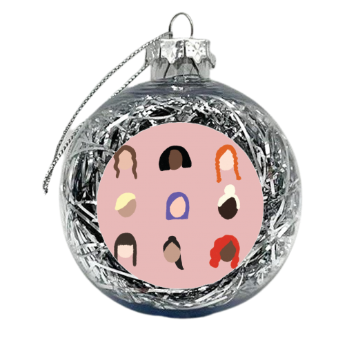 Girls - xmas bauble by Ella Seymour