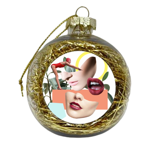 girls talk - xmas bauble by Rosa Picnic