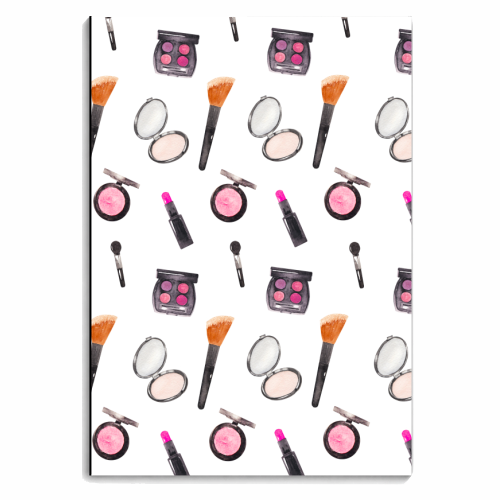 girly makeup - personalised A4, A5, A6 notebook by Anastasios Konstantinidis