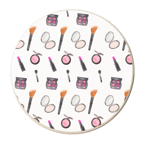 girly makeup - personalised beer coaster by Anastasios Konstantinidis