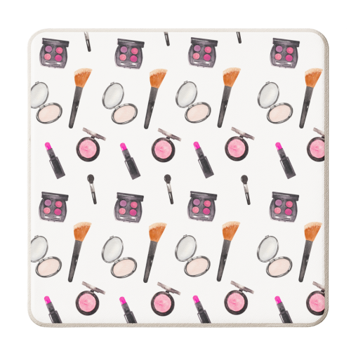 girly makeup - personalised beer coaster by Anastasios Konstantinidis