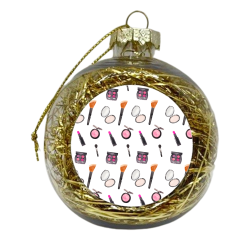 girly makeup - xmas bauble by Anastasios Konstantinidis