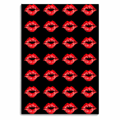 give me some kisses - personalised A4, A5, A6 notebook by Anastasios Konstantinidis