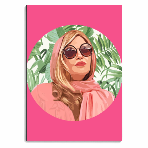 GLAM JEN - personalised A4, A5, A6 notebook by DOLLY WOLFE
