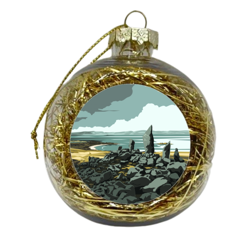 Glas Bheinn, Isle of Jura - xmas bauble by Stephen Millership
