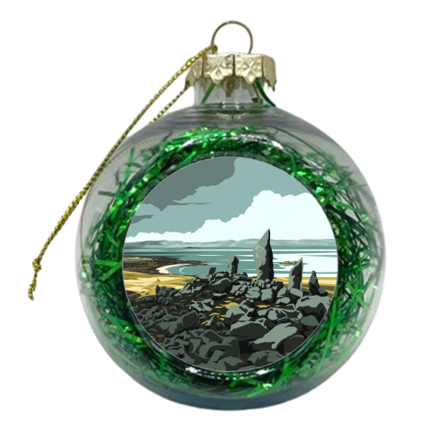 Glas Bheinn, Isle of Jura - xmas bauble by Stephen Millership