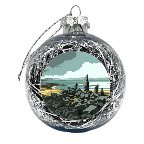 Glas Bheinn, Isle of Jura - xmas bauble by Stephen Millership