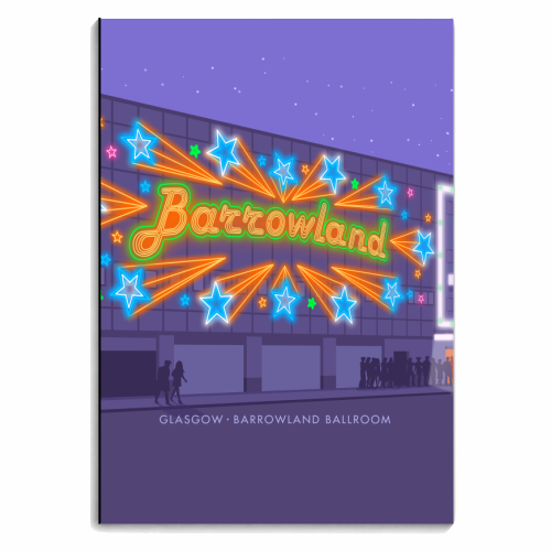 Glasgow, Barrowland. - personalised A4, A5, A6 notebook by Stephen Millership