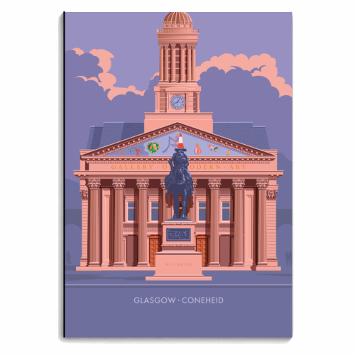 Glasgow, Coneheid - personalised A4, A5, A6 notebook by Stephen Millership