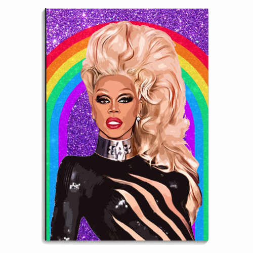 GLITTER RU - personalised A4, A5, A6 notebook by DOLLY WOLFE