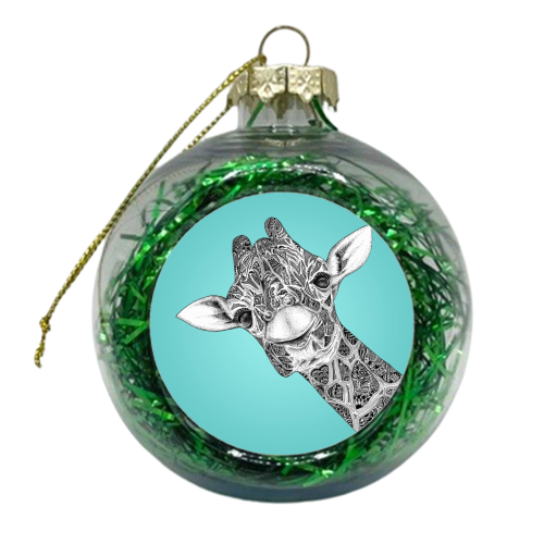Gloria The Giraffe - xmas bauble by Gentangle Designs