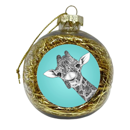 Gloria The Giraffe - xmas bauble by Gentangle Designs