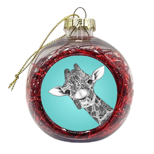 Gloria The Giraffe - xmas bauble by Gentangle Designs