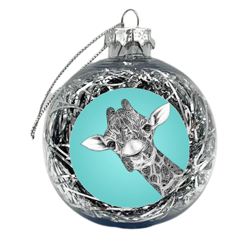 Gloria The Giraffe - xmas bauble by Gentangle Designs