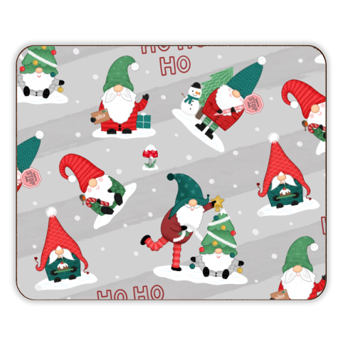 Gnome pattern - designer placemat by Loren Grosvenor