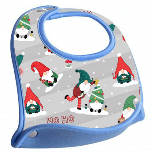 Gnome pattern - feeding bib by Loren Grosvenor