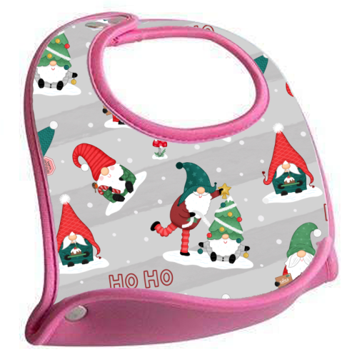 Gnome pattern - feeding bib by Loren Grosvenor