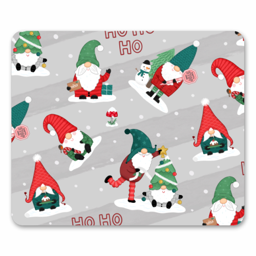 Gnome pattern - mouse mat by Loren Grosvenor