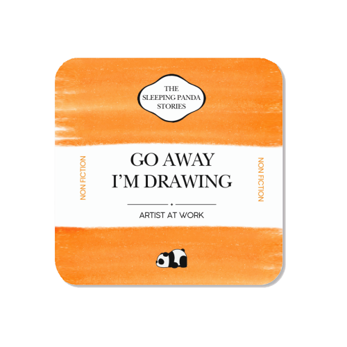 GO AWAY I'M DRAWING - Magnet by Ms Doodle