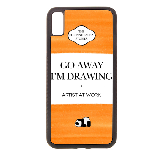 GO AWAY I'M DRAWING - stylish phone case by Ms Doodle