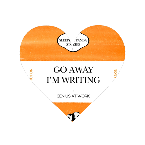 GO AWAY I'M WRITING - Magnet by Ms Doodle