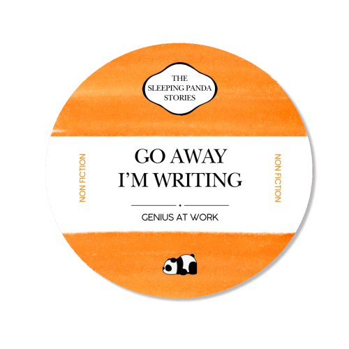 GO AWAY I'M WRITING - Magnet by Ms Doodle