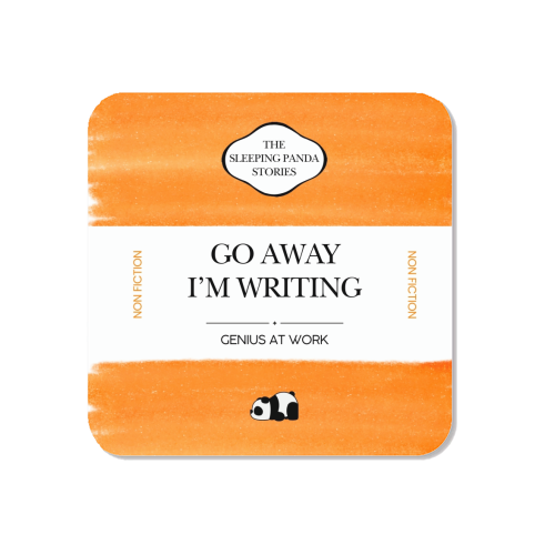 GO AWAY I'M WRITING - Magnet by Ms Doodle