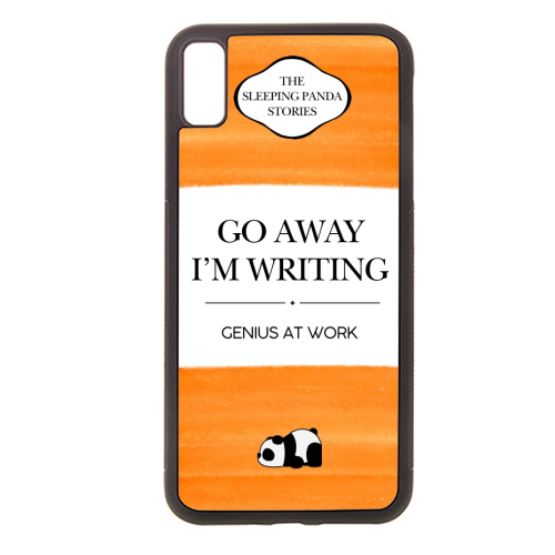 GO AWAY I'M WRITING - stylish phone case by Ms Doodle