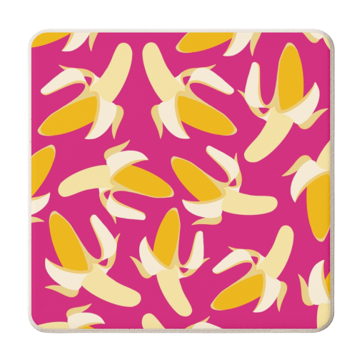 Go bananas - personalised beer coaster by Stonefoxes