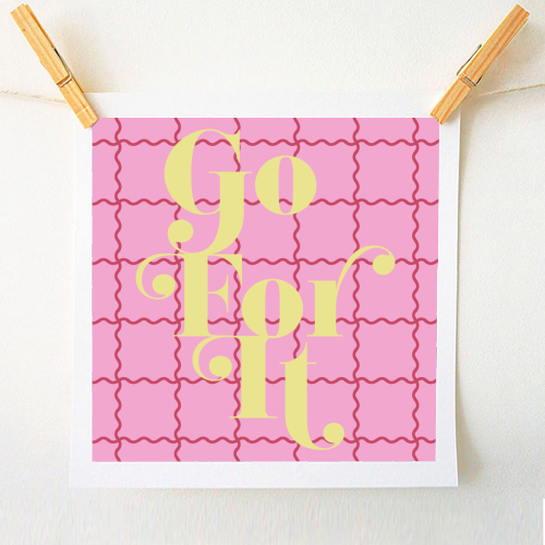Go For It - A1 - A4 art print by Daniela di Niro