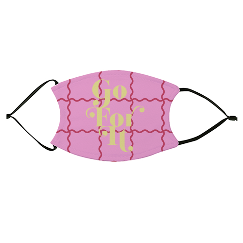 Go For It - face cover mask by Daniela di Niro