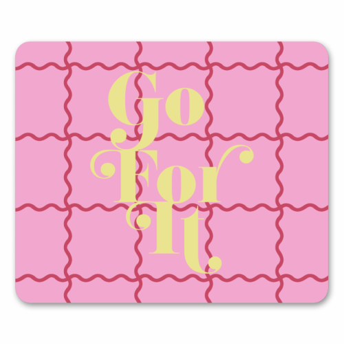Go For It - mouse mat by Daniela di Niro