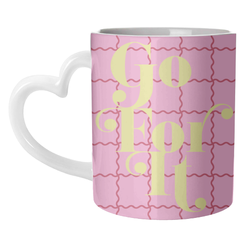 Go For It - unique mug by Daniela di Niro