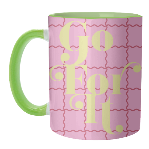 Go For It - unique mug by Daniela di Niro