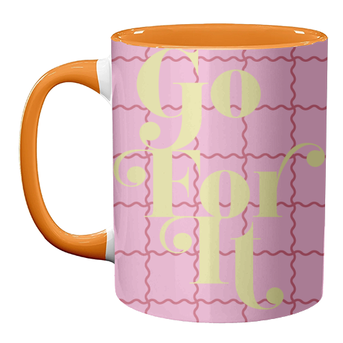 Go For It - unique mug by Daniela di Niro