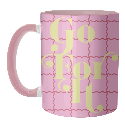 Go For It - unique mug by Daniela di Niro