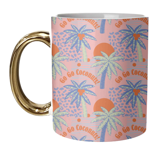 Go Go Coconuts - unique mug by Luxe and Loco