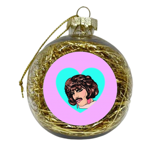 God Knows - xmas bauble by Wallace Elizabeth