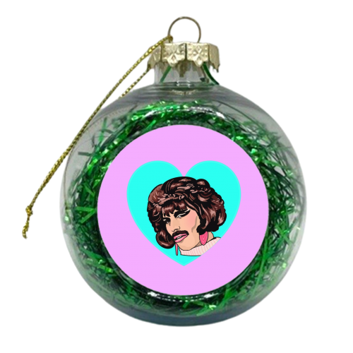God Knows - xmas bauble by Wallace Elizabeth