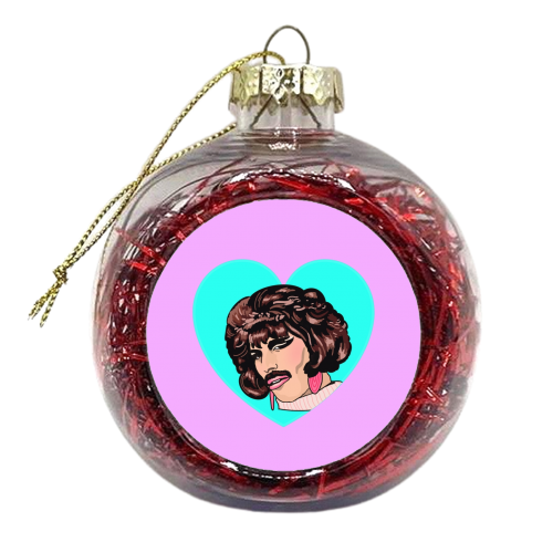 God Knows - xmas bauble by Wallace Elizabeth